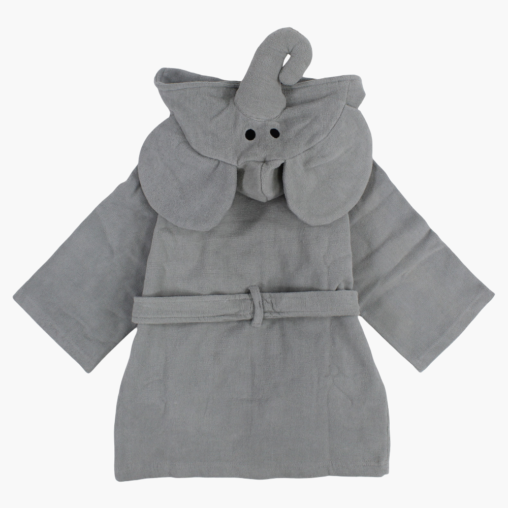 Unisex Swim Robe – Grey Elephant Design