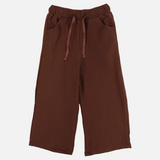 Girls Cotton Pants – Brown
