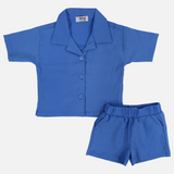 Unisex Baby 2-Piece Outfit Set – Blue