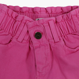Girls Gabardine Shorts – Fuchsia