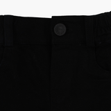 Baby Girls Gabardine Shorts – Black