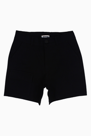 Boys Gabardine Shorts – Black