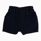 Baby Boys Gabardine Shorts – Navy