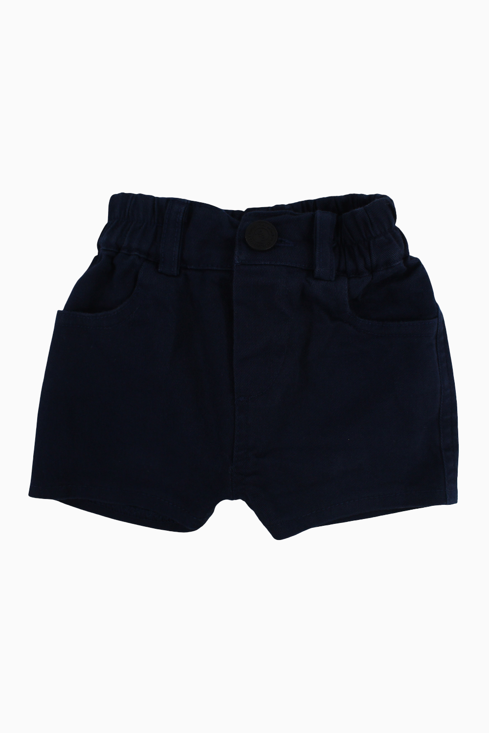 Baby Boys Gabardine Shorts – Navy