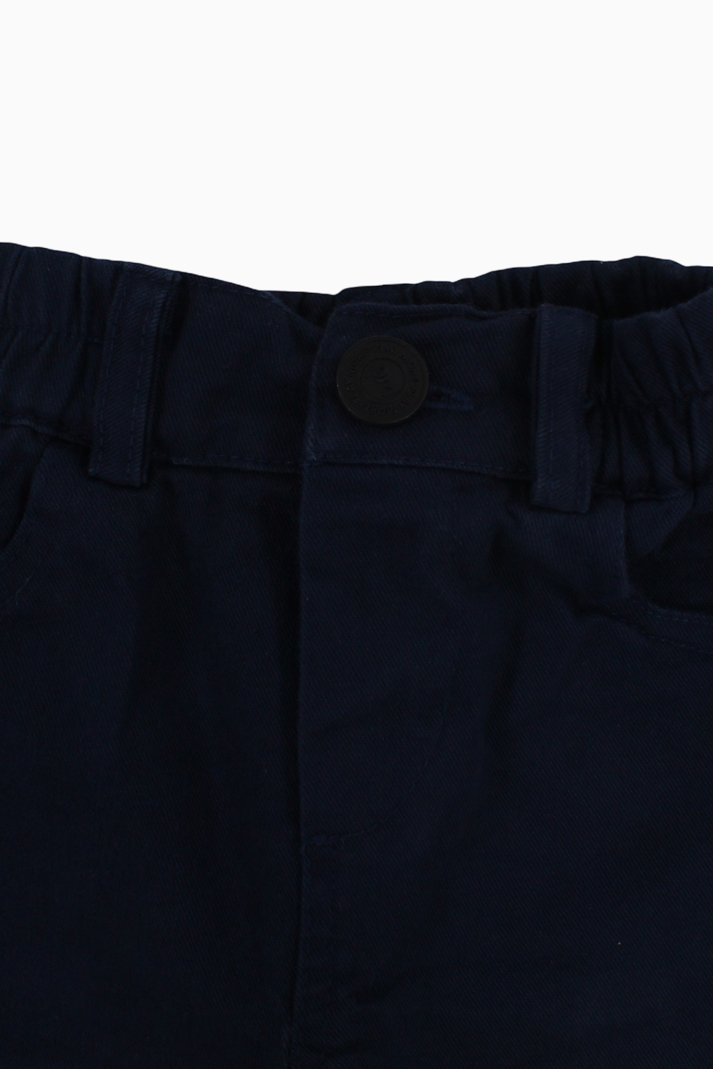Baby Boys Gabardine Shorts – Navy