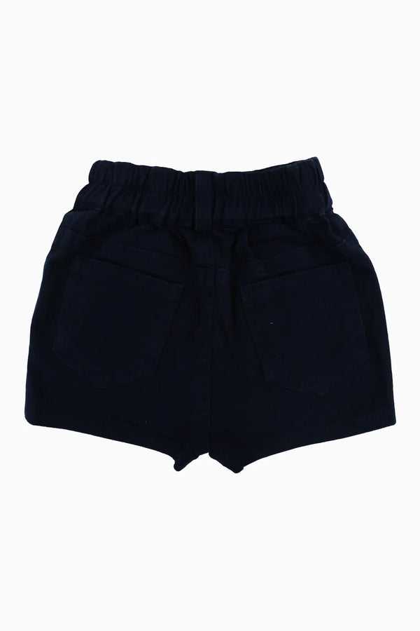 Baby Boys Gabardine Shorts – Navy