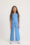 Girls Outfit Set – Babyblue Sleeveless