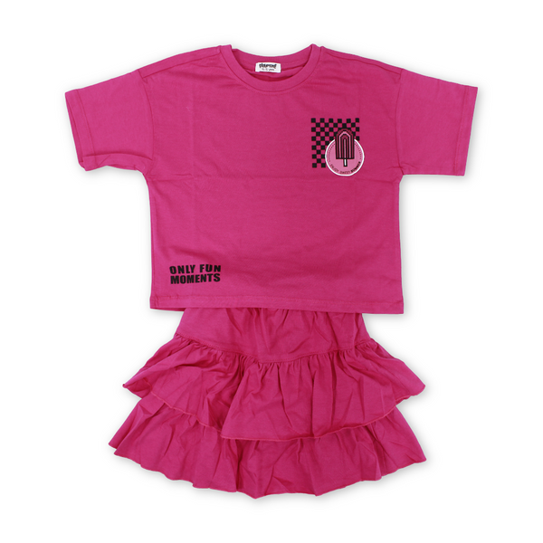 Girls Outfit Set – Fuchsia