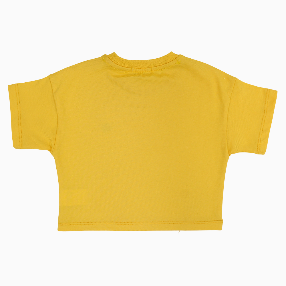 Unisex Baby Cotton T-Shirt – Yellow