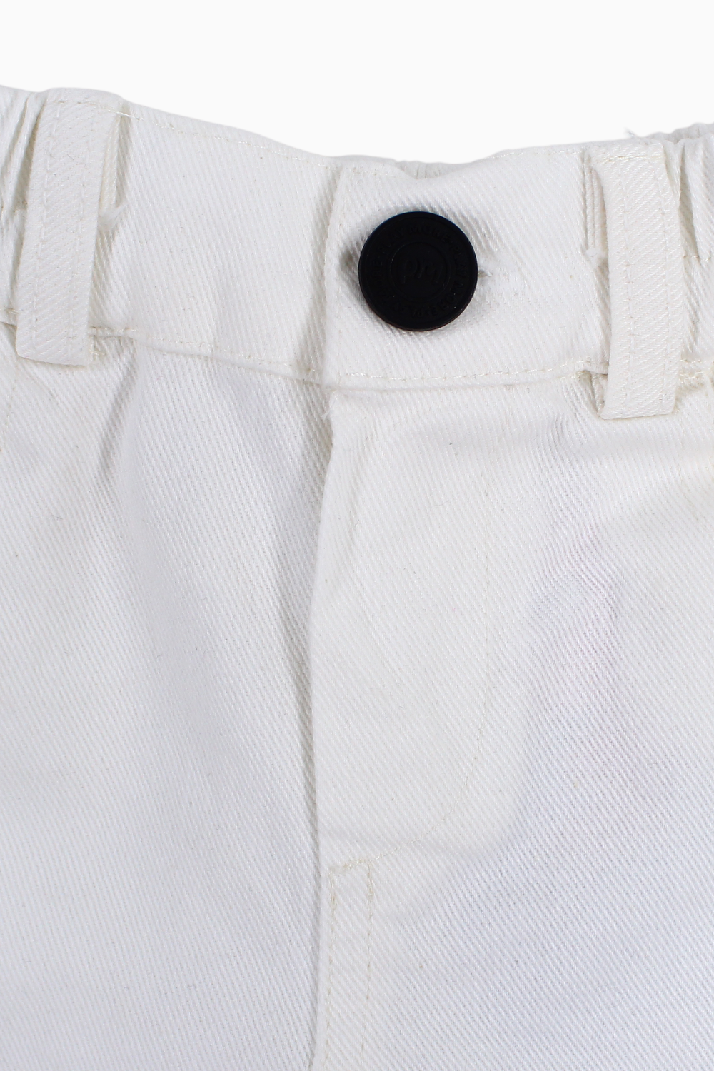 Unisex Baby Gabardine Shorts – Off-white