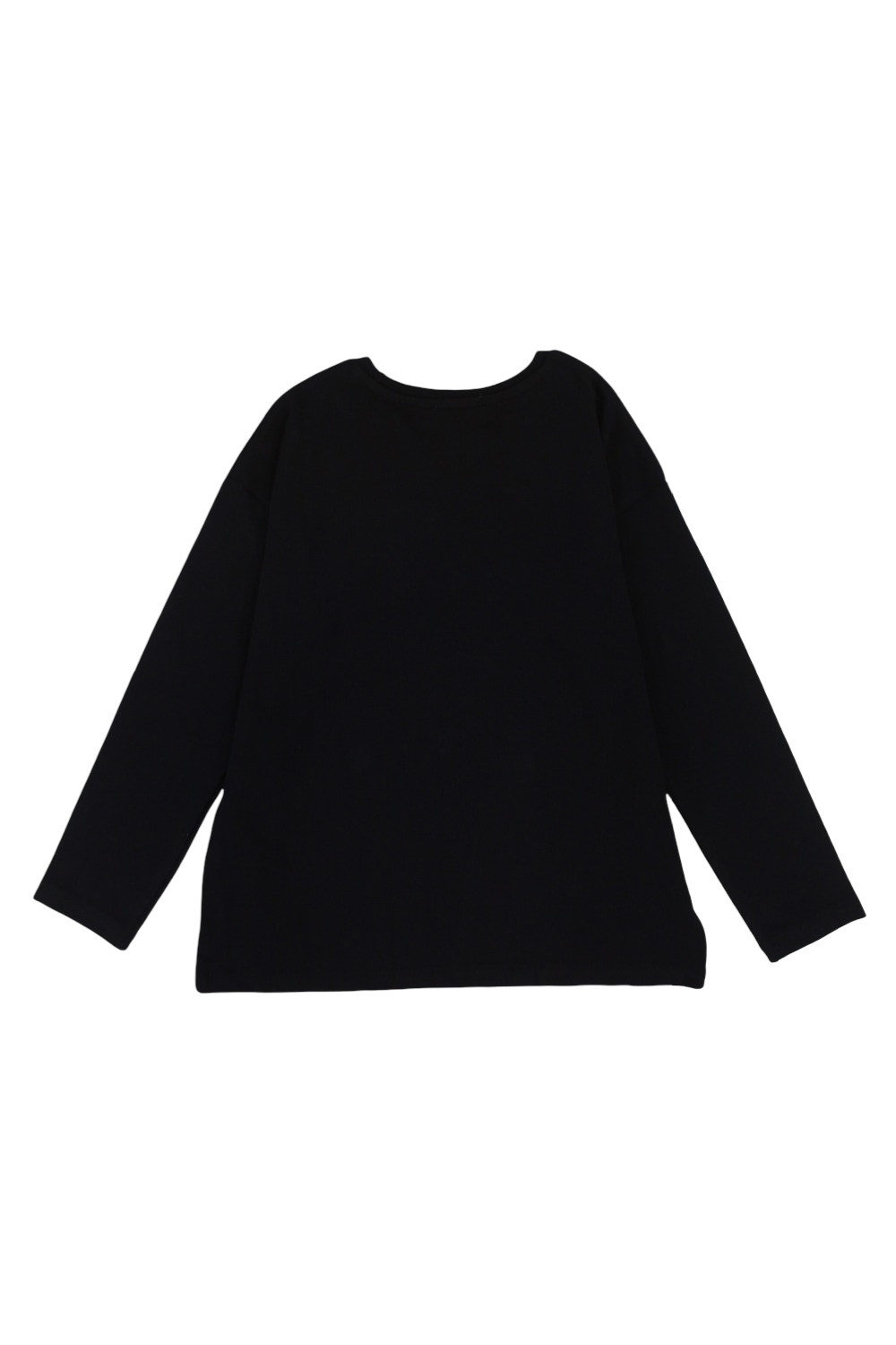 Girls Cotton T-Shirt – Black with "Everyday is a Good Day" Flower Print