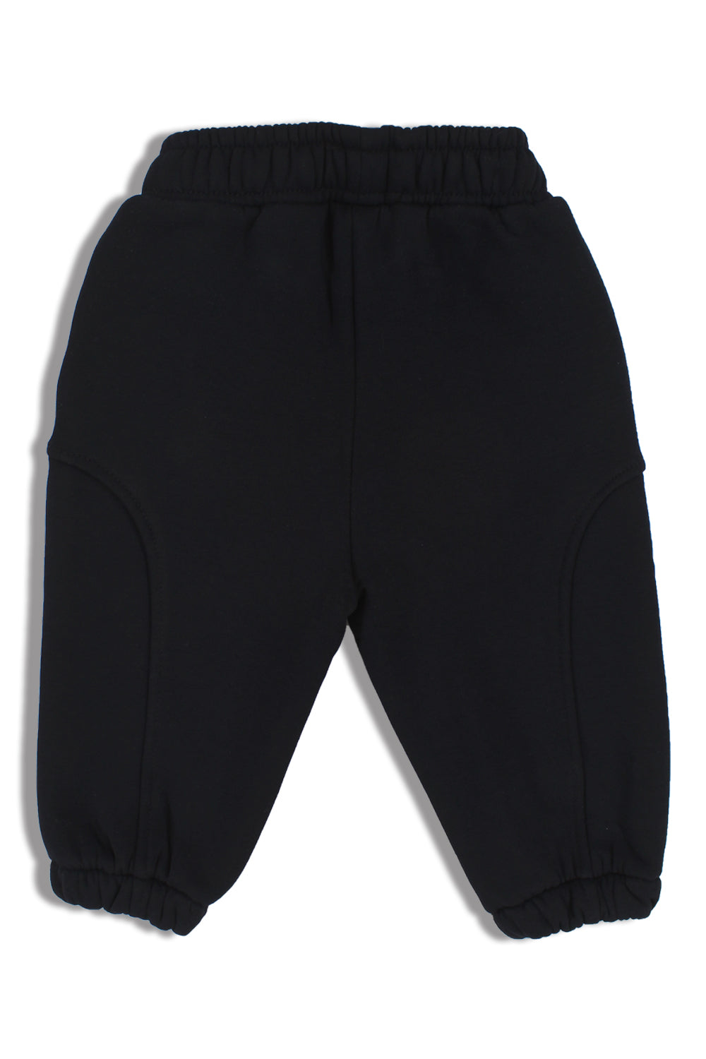 Baby Boys Cotton Sweatpants – Black