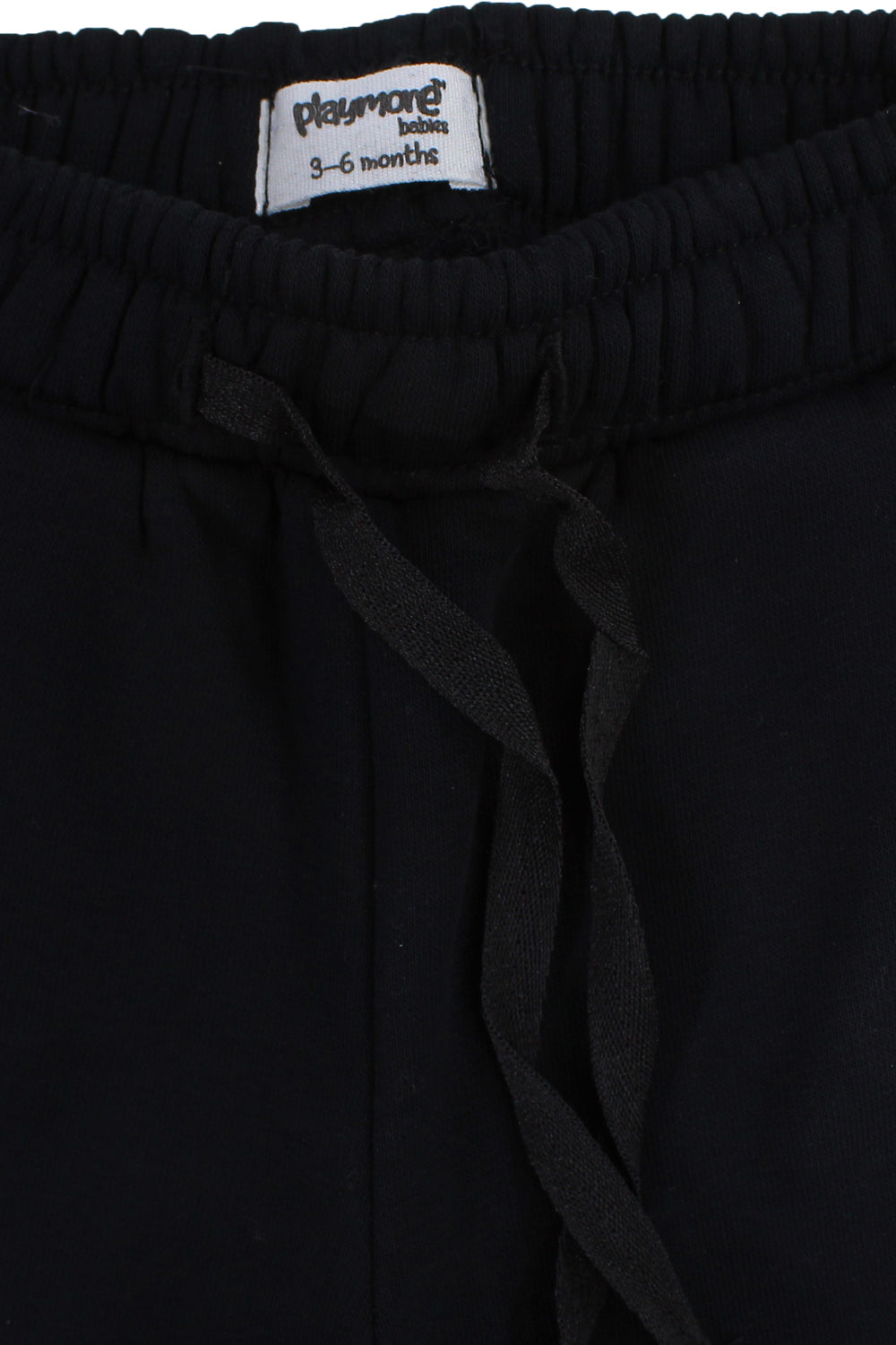 Baby Boys Cotton Sweatpants – Black