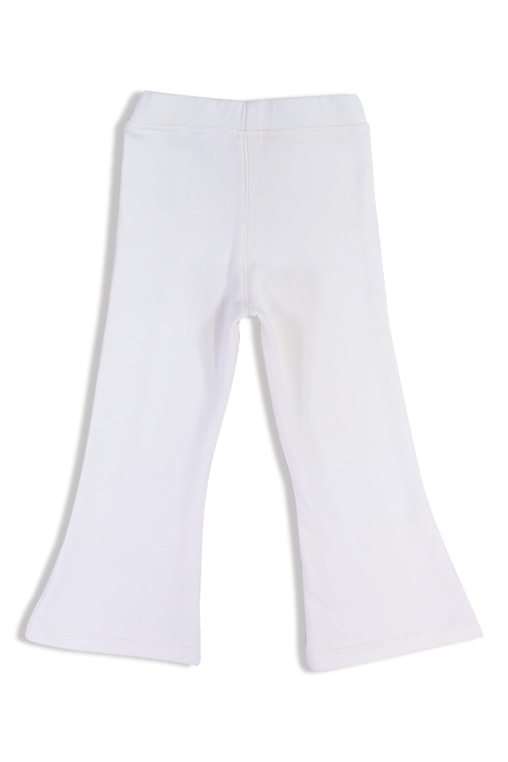 Girls Creased Front Flared Pants – Off-White