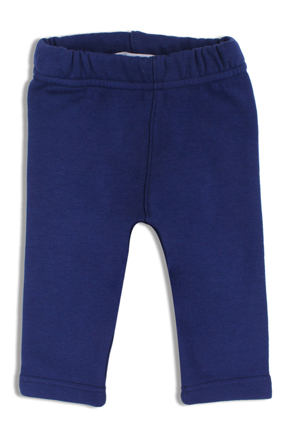 Unisex Interlock Fur Leggings – Navy