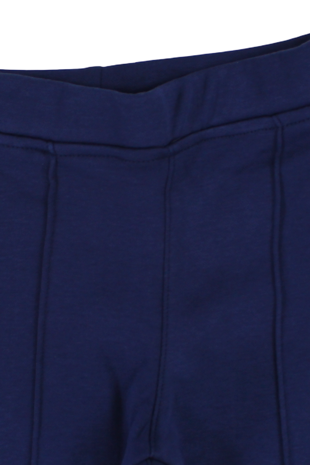 Girls Creased Front Flared Pants – Navy