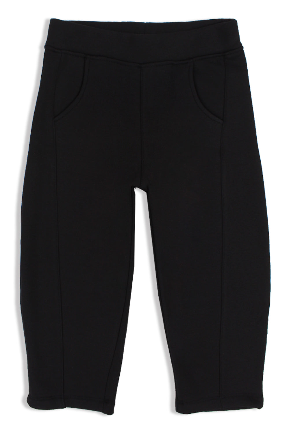 Unisex Barrel Fit Pants – Black