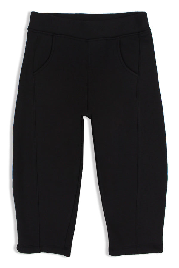 Unisex Barrel Fit Pants – Black