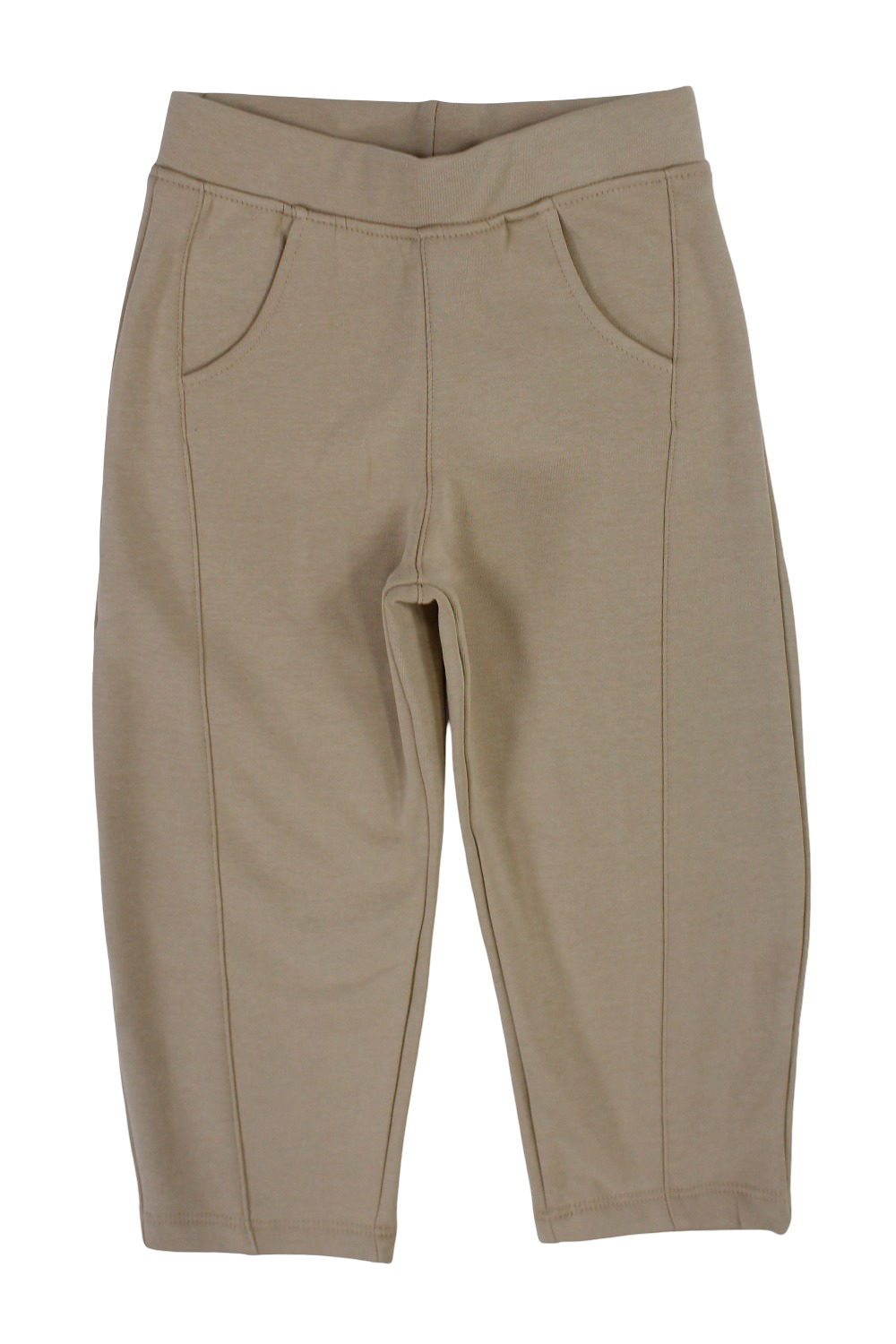 Girls Barrel Fit Pants – Beige