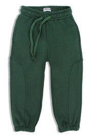 Boys Cotton Sweatpants – Olive