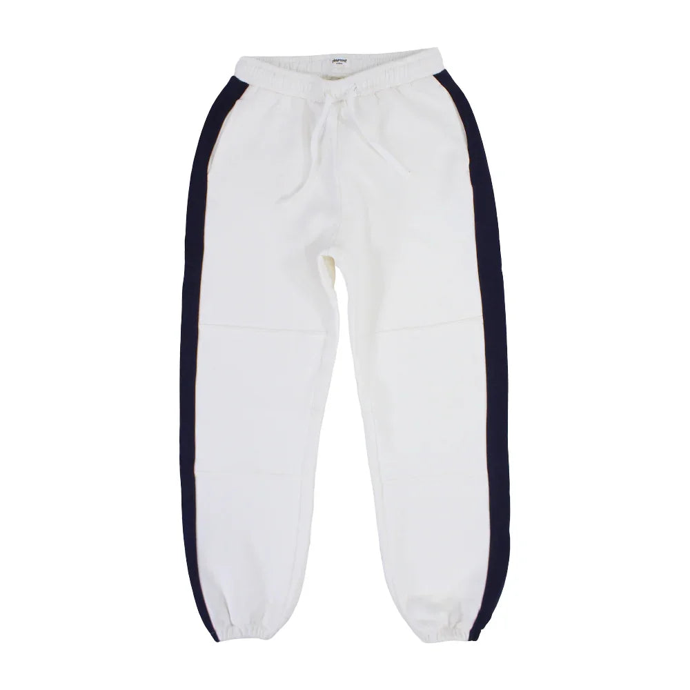 Unisex Sweatpants – Off White & Navy