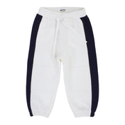 Boys Sweatpants – Off White & Navy