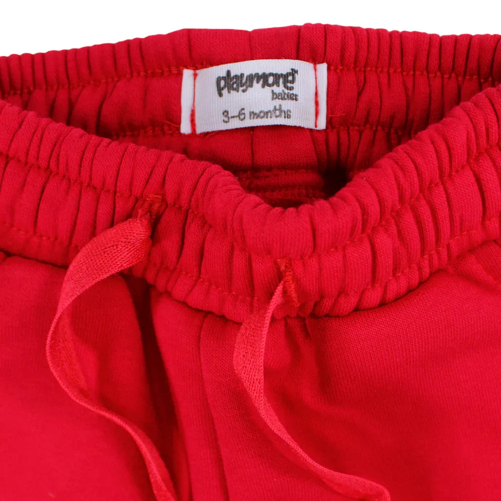 Baby Girls Sweatpants – Red