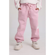 Girls Cotton Sweatpants – Pink