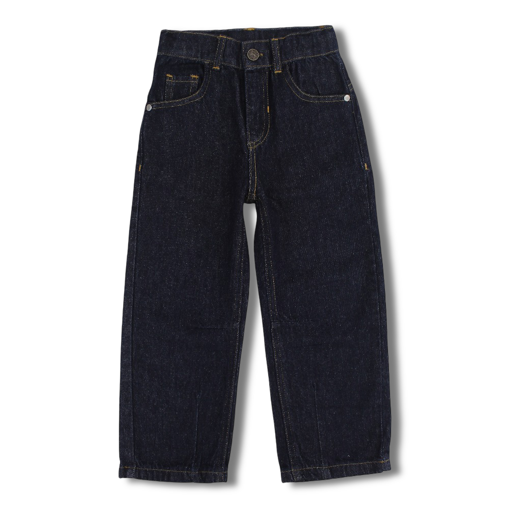 Unisex Denim Pants - Navy
