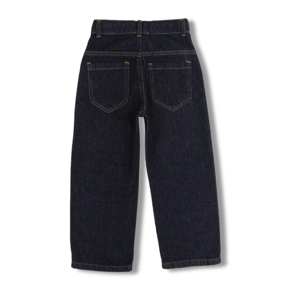 Unisex Denim Pants - Navy