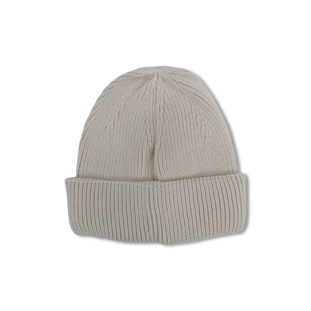 Unisex Cozy Blend Ice Cap – Beige with Happy Smiley