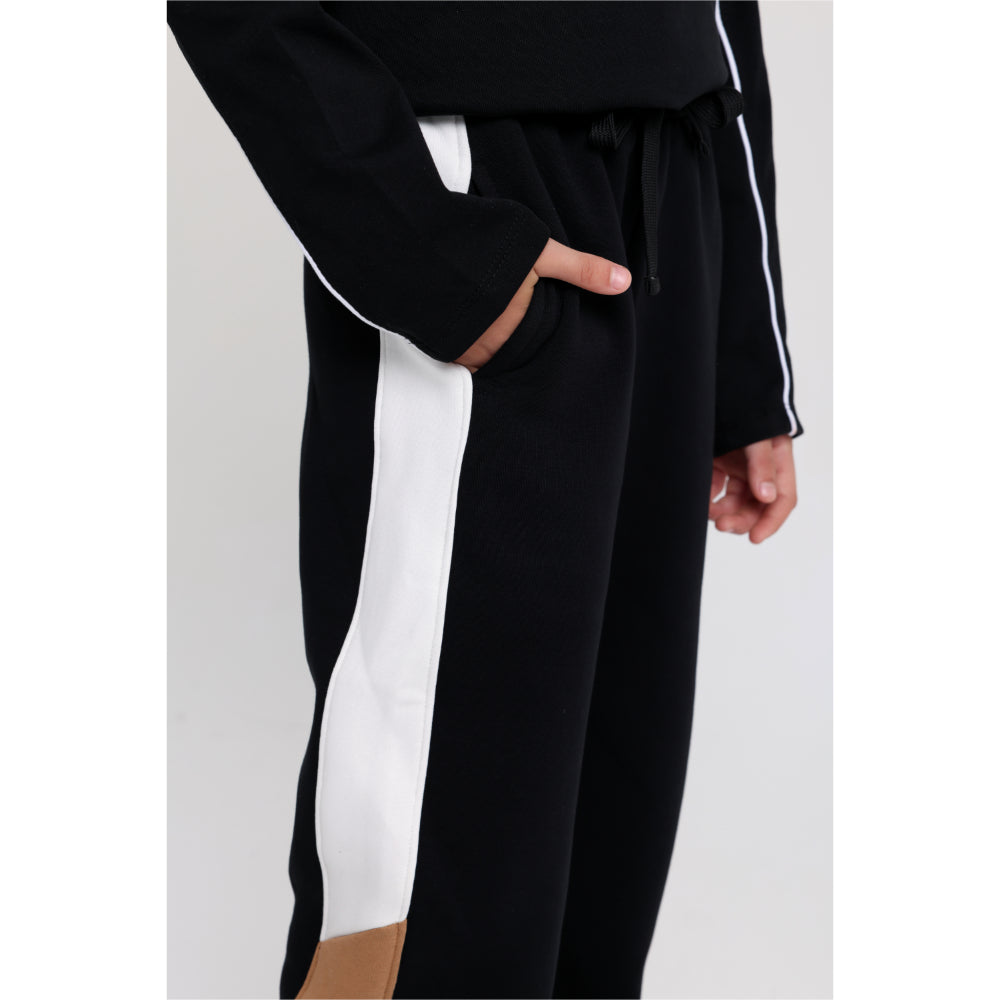 Unisex Cotton Sweatpants - Black