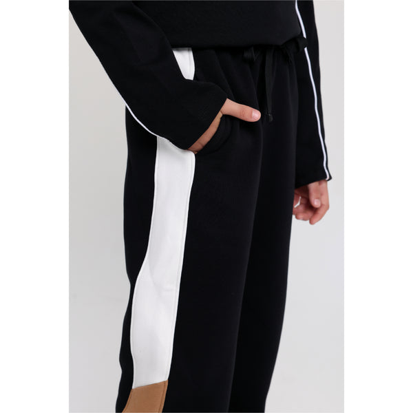 Unisex Cotton Sweatpants - Black