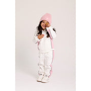 Unisex Baby Cotton Outfit Set – Off-White & Pink