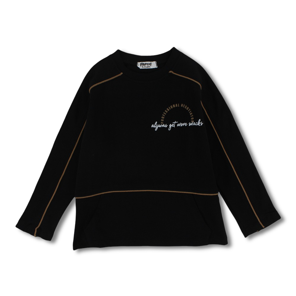 Unisex Cotton T-Shirt – Black with "Always Get What You Want" Print