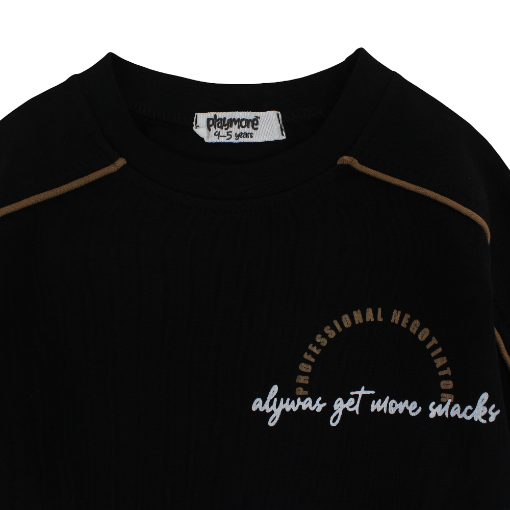 Unisex Cotton T-Shirt – Black with "Always Get What You Want" Print