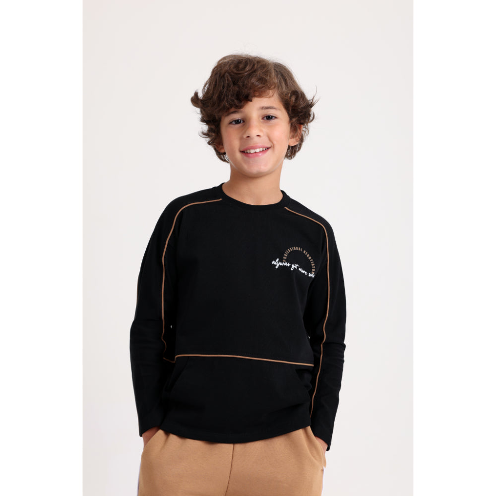 Unisex Cotton T-Shirt – Black with "Always Get What You Want" Print