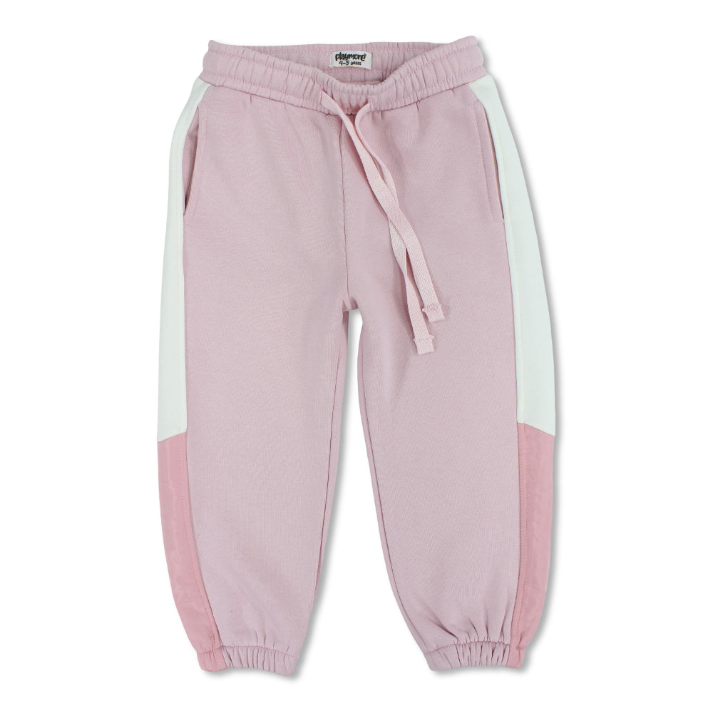 Girls Cotton Sweatpants – Pink