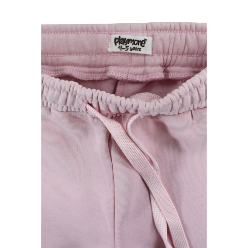 Girls Cotton Sweatpants – Pink