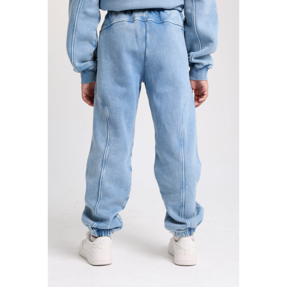 Unisex Cotton Sweat Pants – Baby Blue