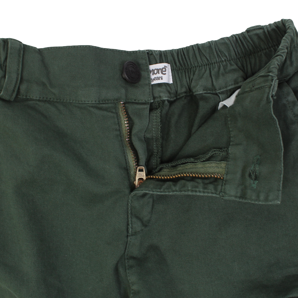 Unisex Gabardine Cargo Pants – Dark Green