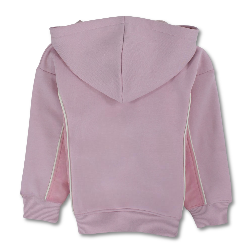 Girls Cotton Hoodie – Pink with “Join The Fun“ Print