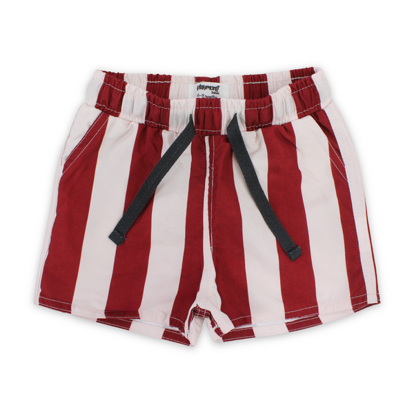 Baby Boys Swimsuit Short – Marron & White