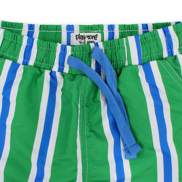 Boys Swimsuit Short – Green & Blue