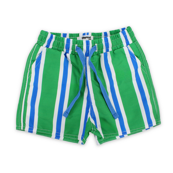 Baby Boys Swimsuit Short – Green & Blue