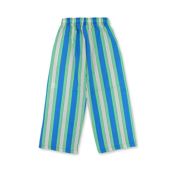 Unisex Cotton Pants – Blue & Off-White