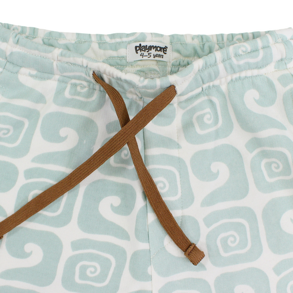 Boys Cotton Shorts – Printed Mint