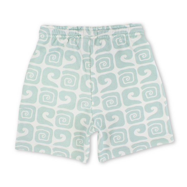 Boys Cotton Shorts – Printed Mint