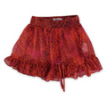 Baby Girls Tulle Cover-Up – Maroon Printed