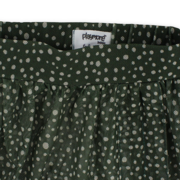 Baby Girls Tulle Cover-Up – Olive